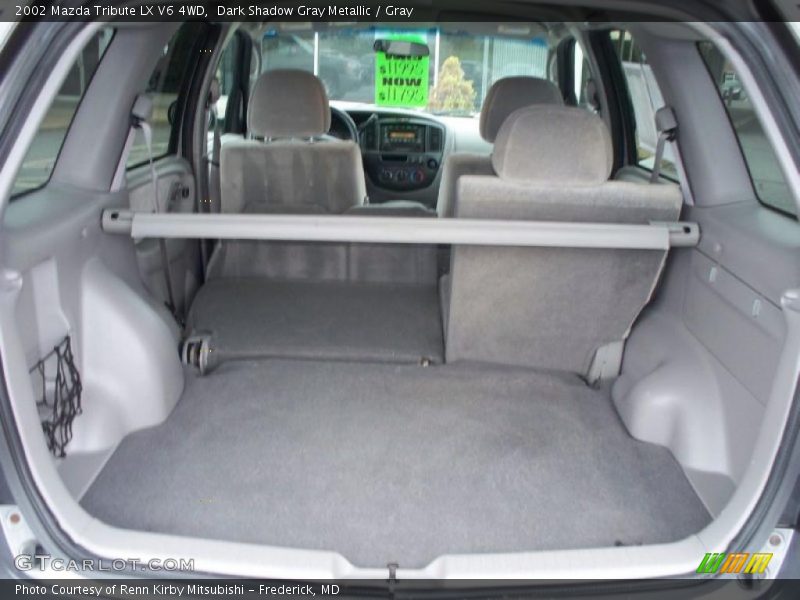 Dark Shadow Gray Metallic / Gray 2002 Mazda Tribute LX V6 4WD