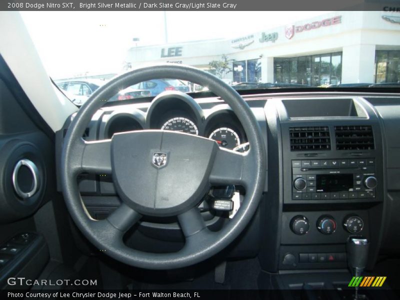 Bright Silver Metallic / Dark Slate Gray/Light Slate Gray 2008 Dodge Nitro SXT