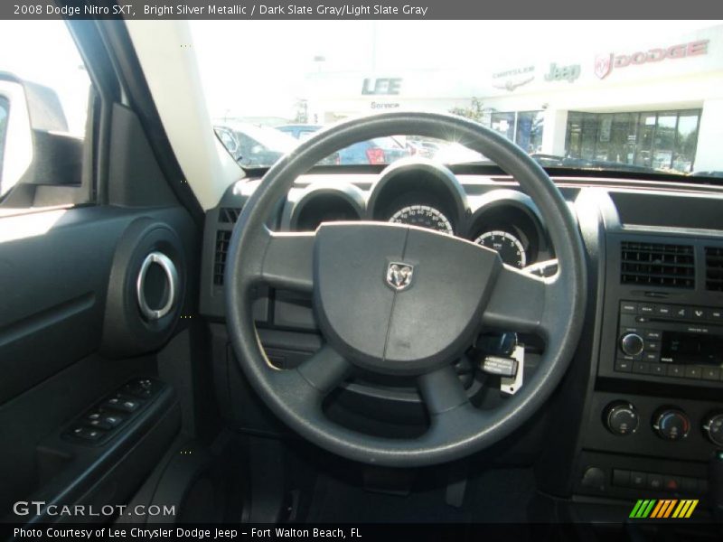 Bright Silver Metallic / Dark Slate Gray/Light Slate Gray 2008 Dodge Nitro SXT
