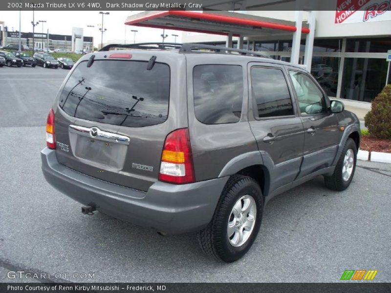 Dark Shadow Gray Metallic / Gray 2002 Mazda Tribute LX V6 4WD