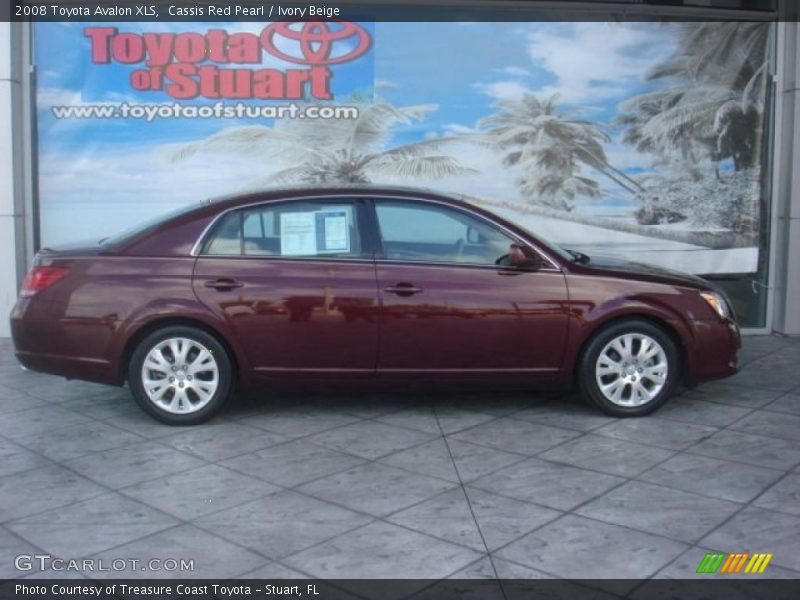 Cassis Red Pearl / Ivory Beige 2008 Toyota Avalon XLS