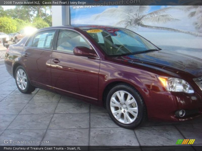 Cassis Red Pearl / Ivory Beige 2008 Toyota Avalon XLS