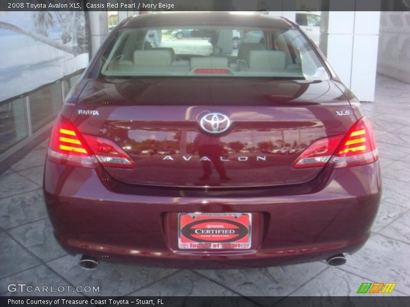 Cassis Red Pearl / Ivory Beige 2008 Toyota Avalon XLS