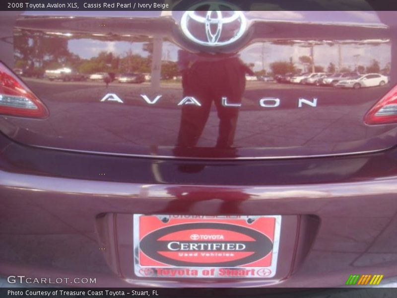 Cassis Red Pearl / Ivory Beige 2008 Toyota Avalon XLS