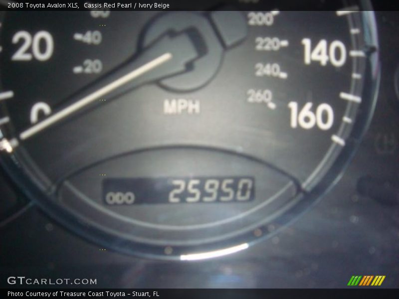 Cassis Red Pearl / Ivory Beige 2008 Toyota Avalon XLS