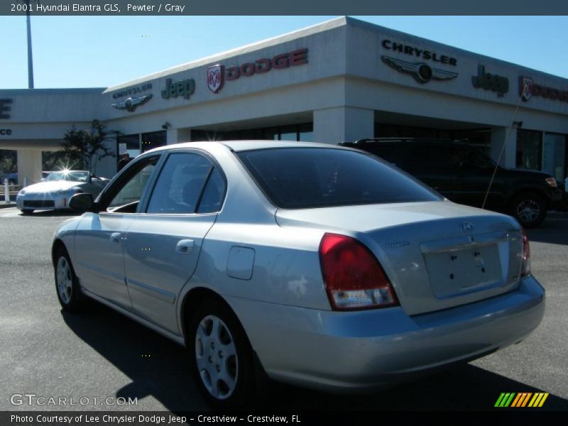 Pewter / Gray 2001 Hyundai Elantra GLS