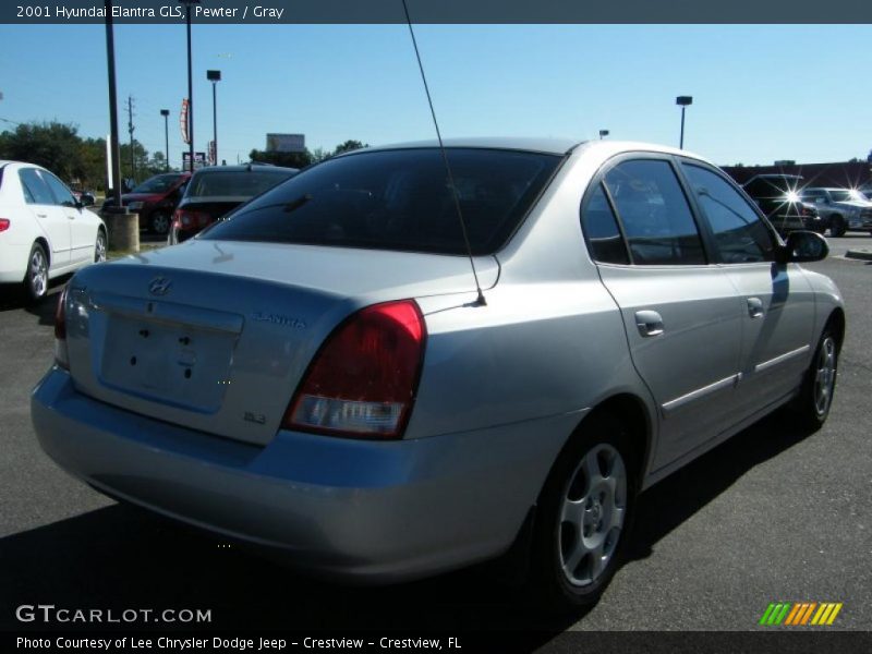 Pewter / Gray 2001 Hyundai Elantra GLS