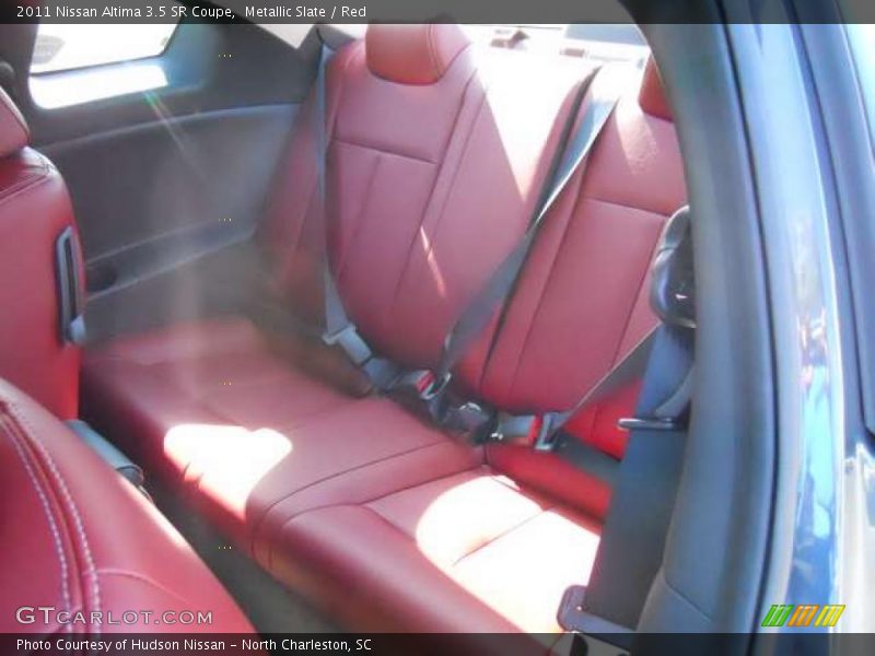 Metallic Slate / Red 2011 Nissan Altima 3.5 SR Coupe