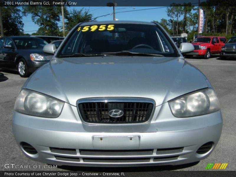 Pewter / Gray 2001 Hyundai Elantra GLS