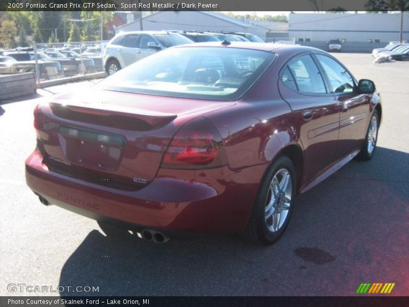 Sport Red Metallic / Dark Pewter 2005 Pontiac Grand Prix GTP Sedan
