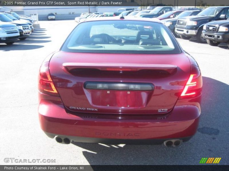 Sport Red Metallic / Dark Pewter 2005 Pontiac Grand Prix GTP Sedan