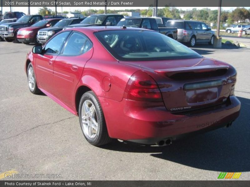 Sport Red Metallic / Dark Pewter 2005 Pontiac Grand Prix GTP Sedan