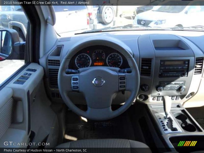 Red Alert / Almond 2010 Nissan Titan SE Crew Cab 4x4