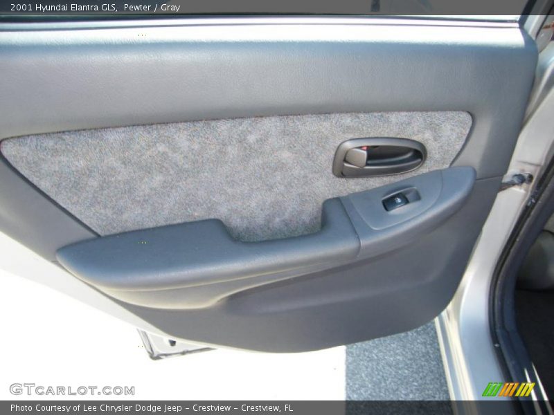 Pewter / Gray 2001 Hyundai Elantra GLS