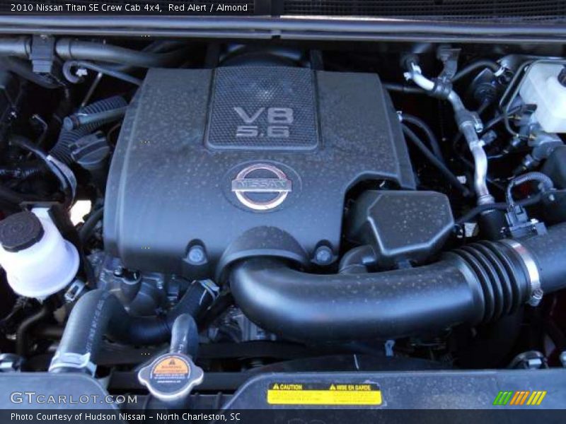 Red Alert / Almond 2010 Nissan Titan SE Crew Cab 4x4