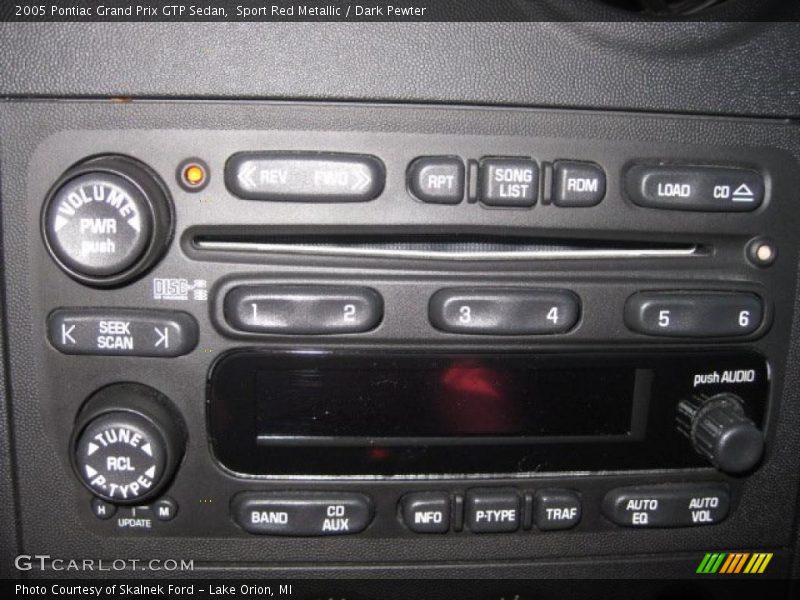 Sport Red Metallic / Dark Pewter 2005 Pontiac Grand Prix GTP Sedan