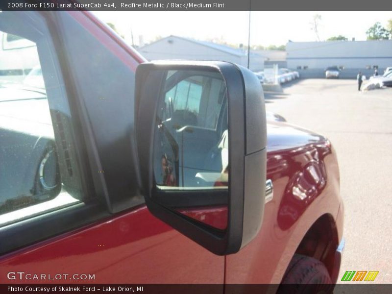 Redfire Metallic / Black/Medium Flint 2008 Ford F150 Lariat SuperCab 4x4
