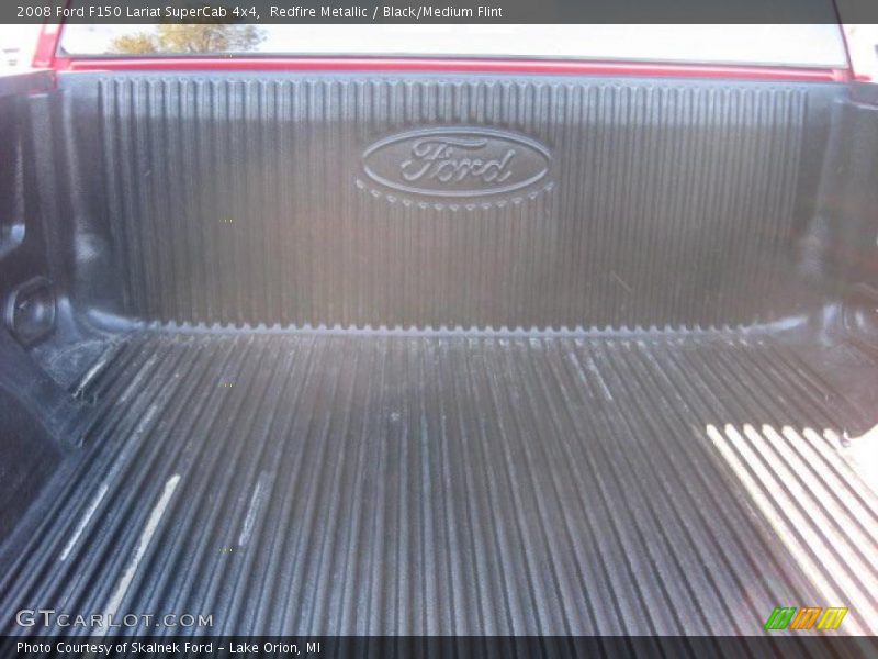 Redfire Metallic / Black/Medium Flint 2008 Ford F150 Lariat SuperCab 4x4