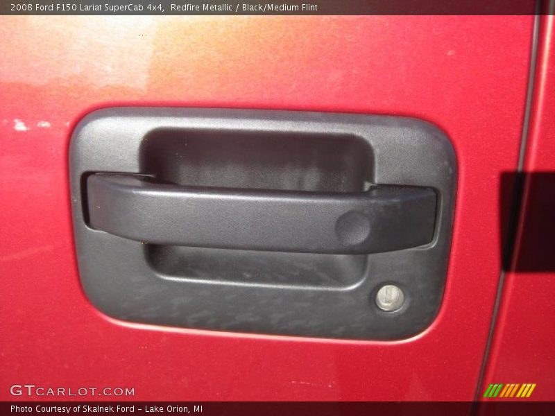 Redfire Metallic / Black/Medium Flint 2008 Ford F150 Lariat SuperCab 4x4