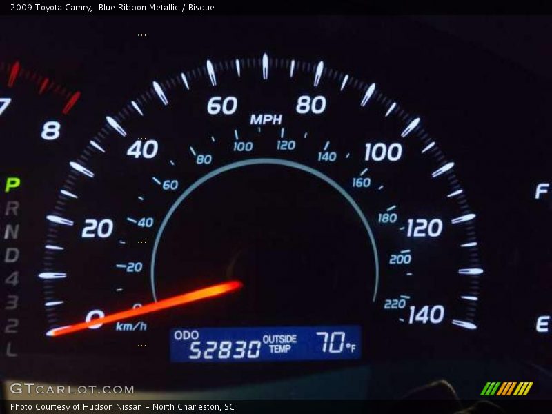 Blue Ribbon Metallic / Bisque 2009 Toyota Camry