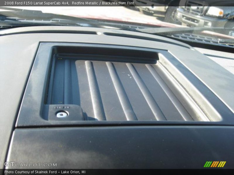 Redfire Metallic / Black/Medium Flint 2008 Ford F150 Lariat SuperCab 4x4