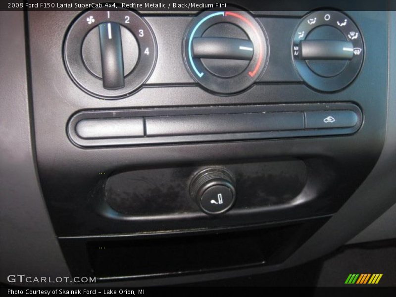 Redfire Metallic / Black/Medium Flint 2008 Ford F150 Lariat SuperCab 4x4