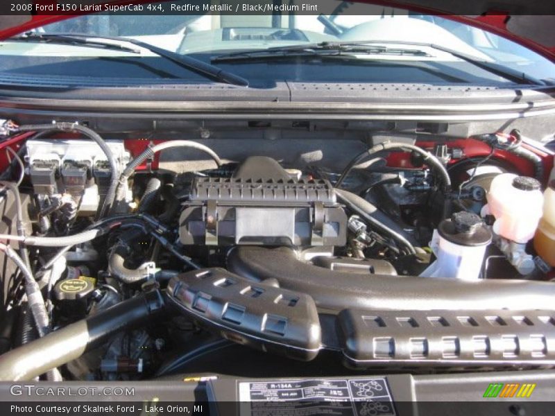 Redfire Metallic / Black/Medium Flint 2008 Ford F150 Lariat SuperCab 4x4