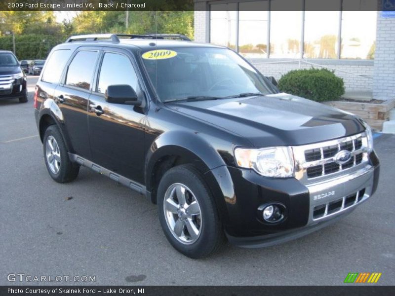 Black / Charcoal 2009 Ford Escape Limited V6