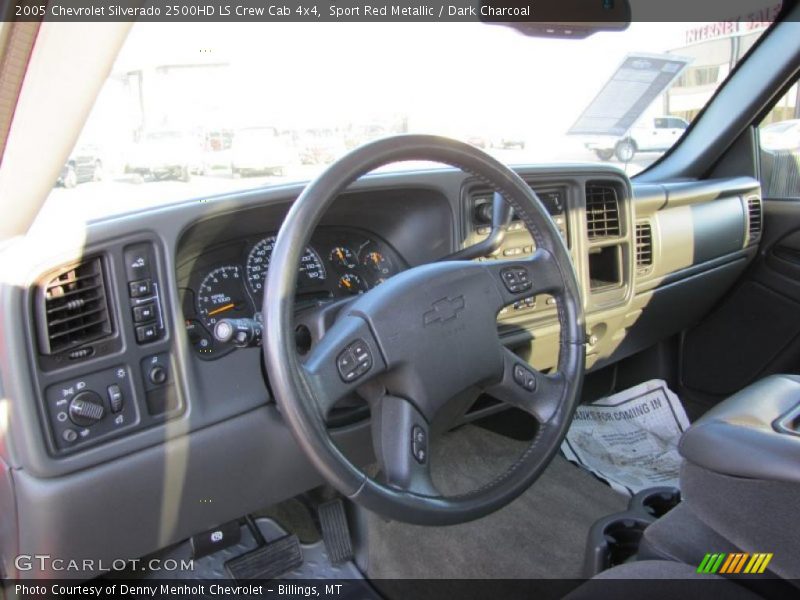 Sport Red Metallic / Dark Charcoal 2005 Chevrolet Silverado 2500HD LS Crew Cab 4x4