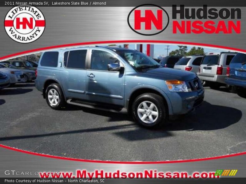 Lakeshore Slate Blue / Almond 2011 Nissan Armada SV