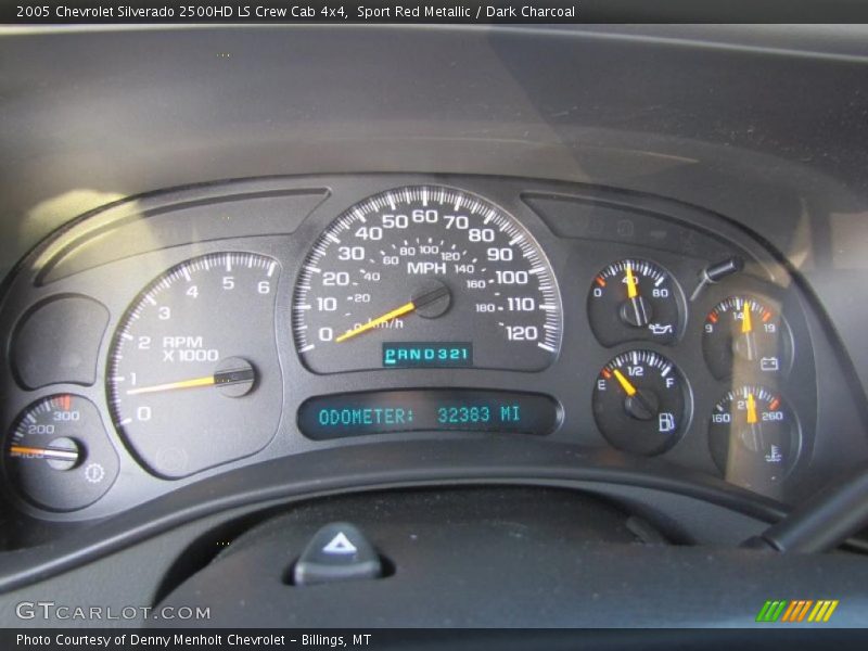 Sport Red Metallic / Dark Charcoal 2005 Chevrolet Silverado 2500HD LS Crew Cab 4x4