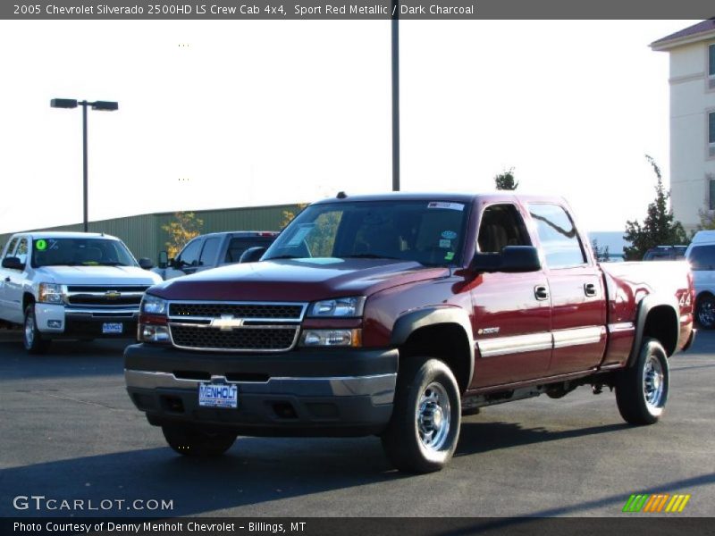 Sport Red Metallic / Dark Charcoal 2005 Chevrolet Silverado 2500HD LS Crew Cab 4x4