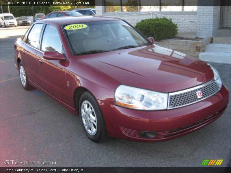 Berry Red / Light Tan 2004 Saturn L300 1 Sedan
