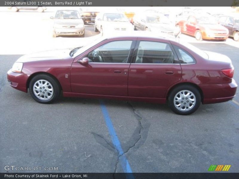 Berry Red / Light Tan 2004 Saturn L300 1 Sedan