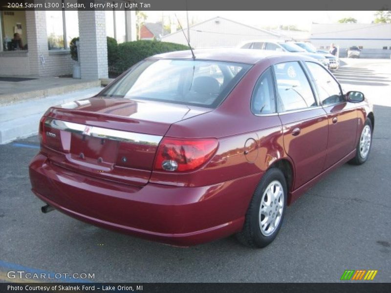 Berry Red / Light Tan 2004 Saturn L300 1 Sedan