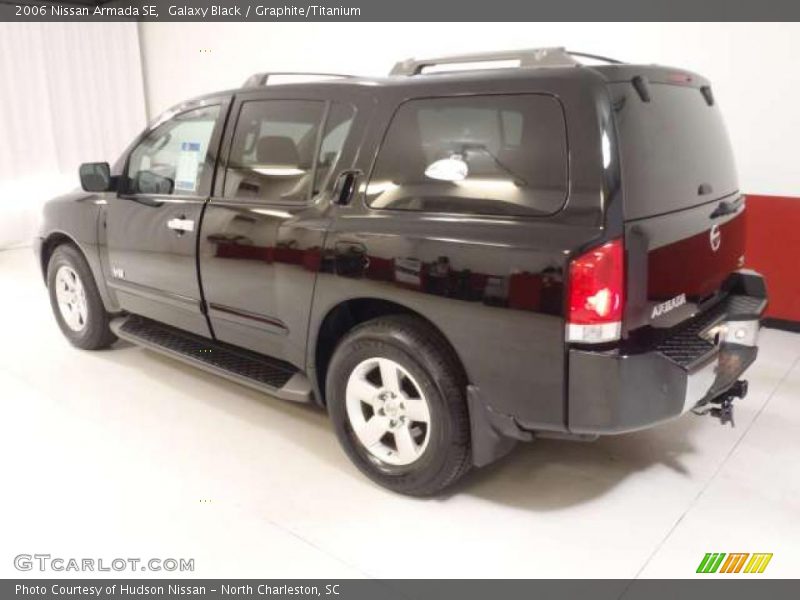 Galaxy Black / Graphite/Titanium 2006 Nissan Armada SE