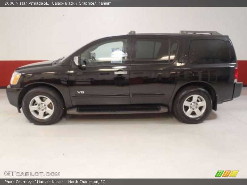 Galaxy Black / Graphite/Titanium 2006 Nissan Armada SE