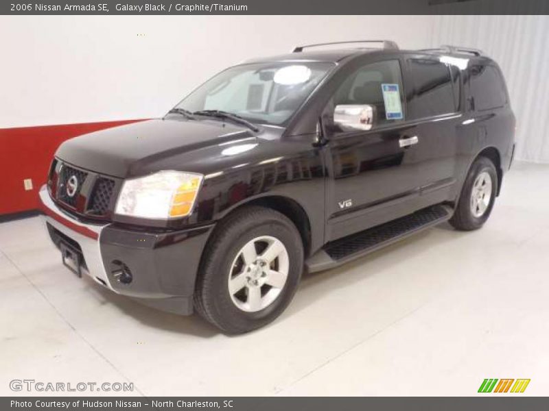 Galaxy Black / Graphite/Titanium 2006 Nissan Armada SE