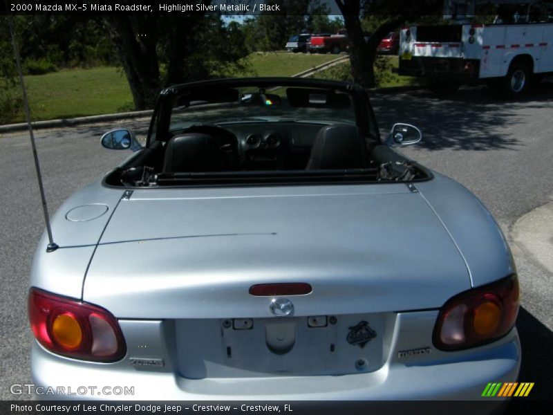 Highlight Silver Metallic / Black 2000 Mazda MX-5 Miata Roadster