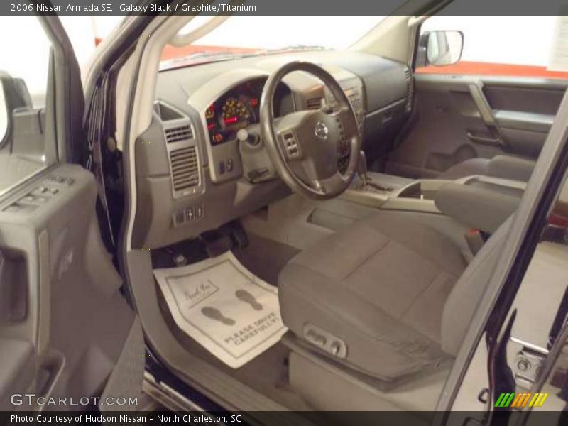 Galaxy Black / Graphite/Titanium 2006 Nissan Armada SE