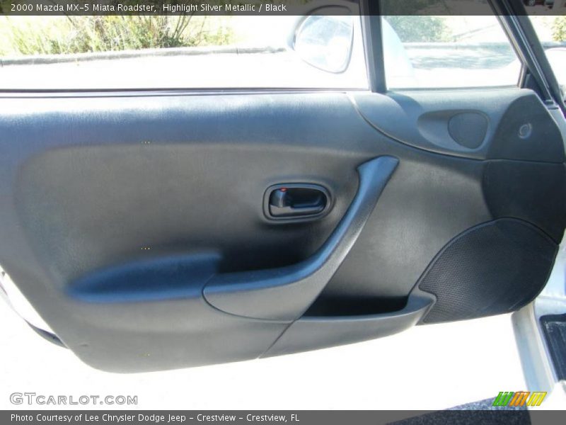 Highlight Silver Metallic / Black 2000 Mazda MX-5 Miata Roadster