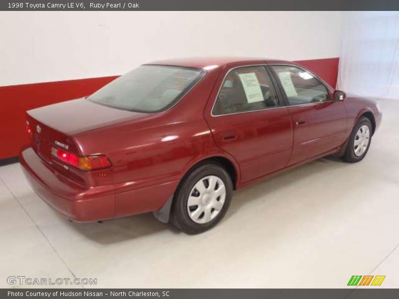 Ruby Pearl / Oak 1998 Toyota Camry LE V6