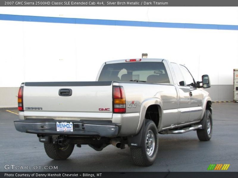 Silver Birch Metallic / Dark Titanium 2007 GMC Sierra 2500HD Classic SLE Extended Cab 4x4