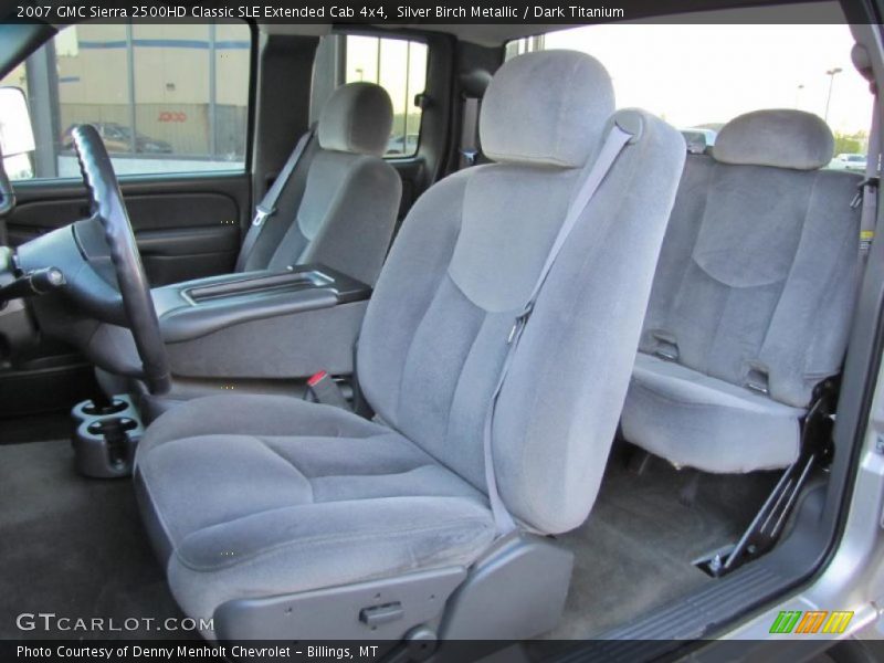 Silver Birch Metallic / Dark Titanium 2007 GMC Sierra 2500HD Classic SLE Extended Cab 4x4