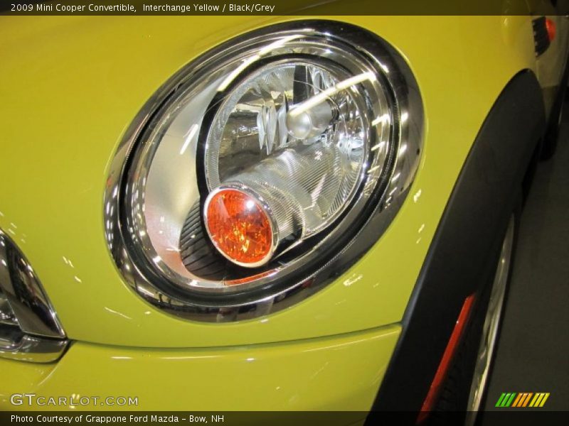 Interchange Yellow / Black/Grey 2009 Mini Cooper Convertible