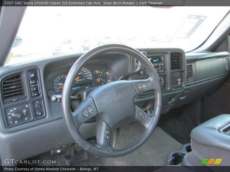 Silver Birch Metallic / Dark Titanium 2007 GMC Sierra 2500HD Classic SLE Extended Cab 4x4