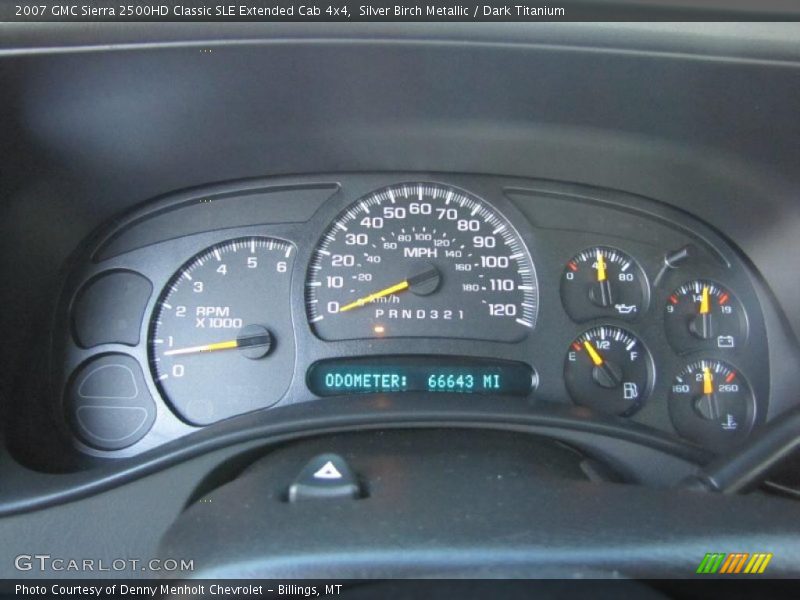 Silver Birch Metallic / Dark Titanium 2007 GMC Sierra 2500HD Classic SLE Extended Cab 4x4