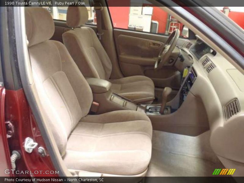 Ruby Pearl / Oak 1998 Toyota Camry LE V6