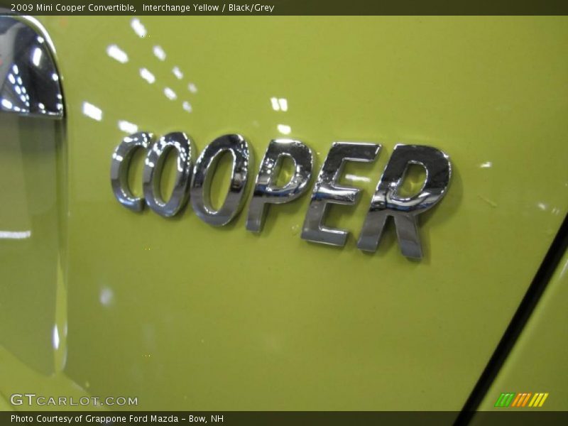 Interchange Yellow / Black/Grey 2009 Mini Cooper Convertible