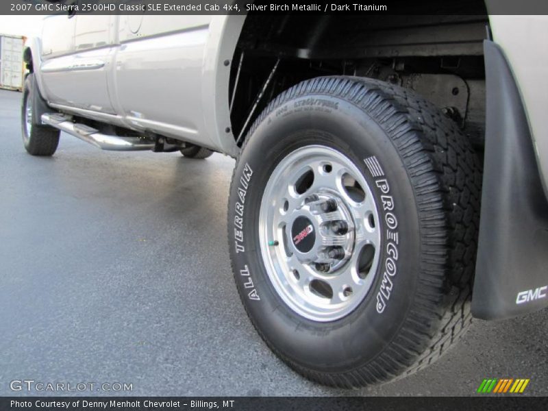 Silver Birch Metallic / Dark Titanium 2007 GMC Sierra 2500HD Classic SLE Extended Cab 4x4